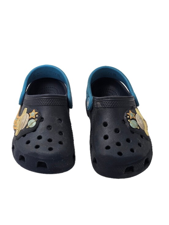 Other - Crocs Kids Classic UFO Lights Clog Navy Blue Space Light Up Size C10 211623